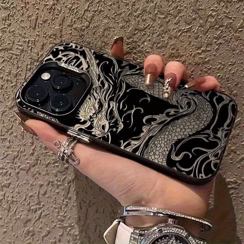Apple Iphone 16 - ドラゴントーテム柄スマホケース iPhone 18 17 16 15