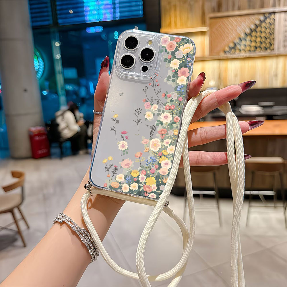 クロスボディランヤードストラップ付きスマホケース iPhon - Apple Iphone 16 のレビューと価格