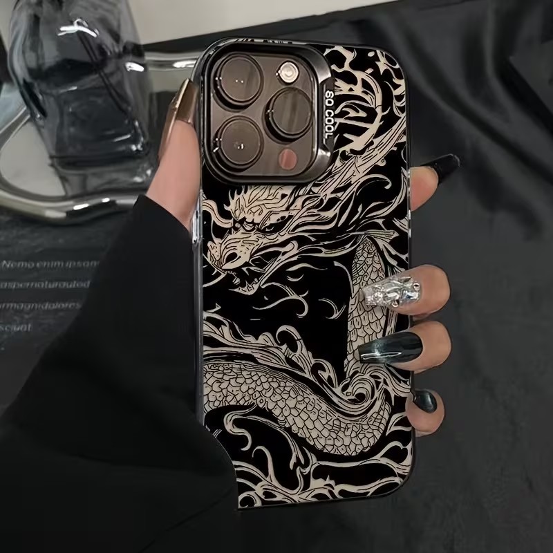 ドラゴントーテム柄スマホケース iPhone 18 17 1 - Apple Iphone 16 のレビューと価格