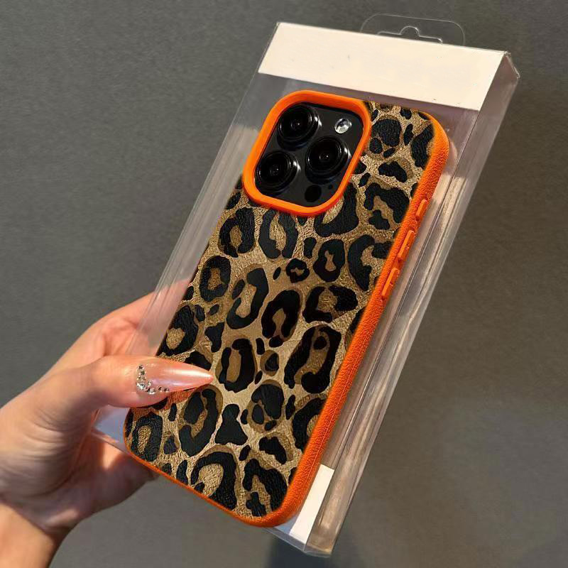 INSブラウンレオパードプリントフォンケース iPhone  - Apple Iphone 16 のレビューと価格